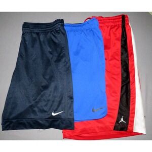 Lot of 3~ Nike + Air Jordan Draw String Basketball Shorts‎ Men's XXL